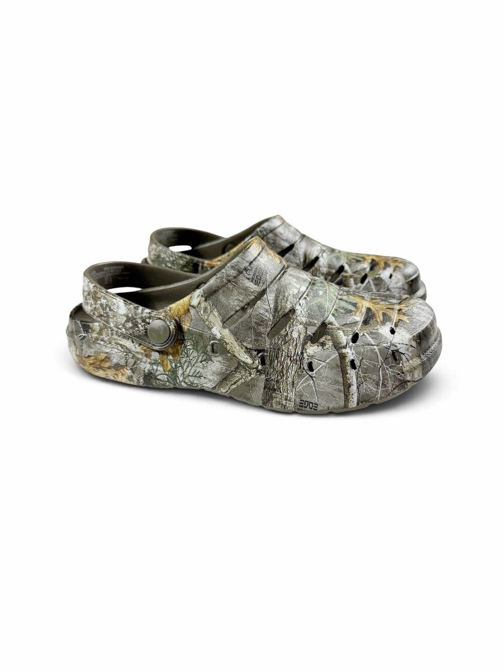 Rugged Shark Realtree Camo EVA Water Clogs Slip On Shoes Kids Size 3
